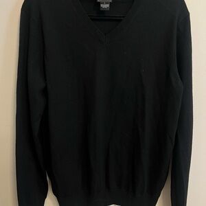 Jos. A. Bank Classic Black V-Neck Sweater